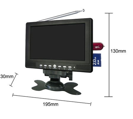 Беспроводная резервная камера 7 монитор IP67 1024x768 монитора TFT LCD автомобиля LCD дюйма