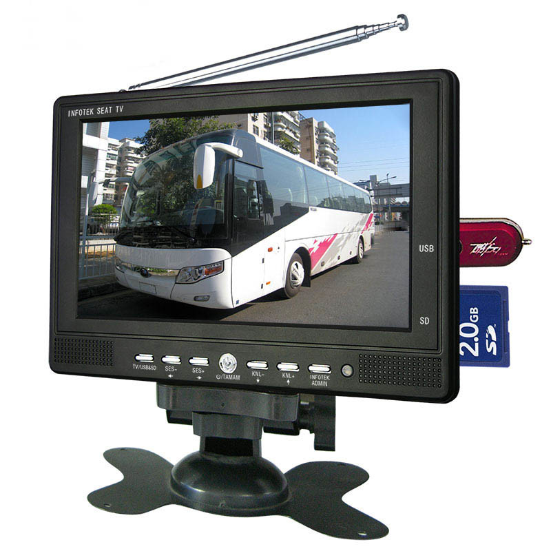 Монитор порта монитора 2AV LCD вида сзади автомобиля дюйма TFT разделения 7 квадрацикла