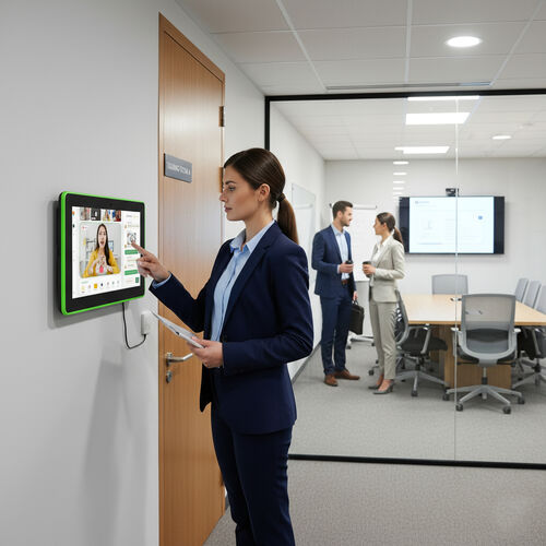 последний случай компании о Turning Corporate Training Rooms into Efficient Learning Spaces with Meeting Reservation Tablets