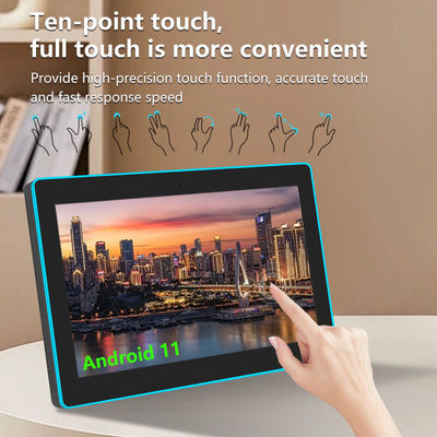 15.6 дюймовый RK3566 NFC POE Power Tablet ПК настенный Android планшет для встреч с светодиодным освещением