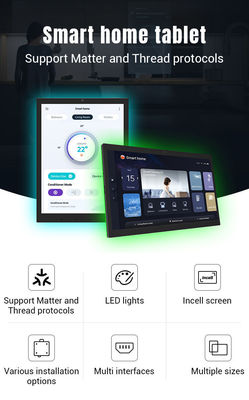 9.7 дюймовый RK3566 Quad Core Android 13 Автоматический планшет с полным экраном для управления умным домом