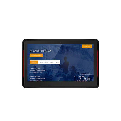 10.1 дюймовый RK3399 2+16 ГБ Настенный планшет конференц-зала NFC POE Система бронирования конференц-зала с обоюдным освещением