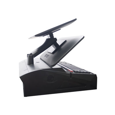 13.3/15.6-дюймовая POS-система с двумя сенсорными экранами, процессор I3, операционная система Windows, POS-терминал для розничного магазина со складной подставкой