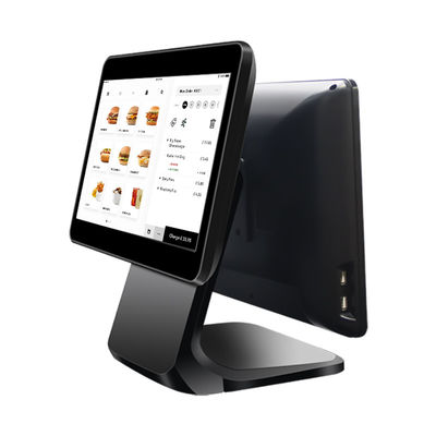 13.3/15.6-дюймовая POS-система с двумя сенсорными экранами, процессор I3, операционная система Win, POS-терминал для розничного магазина со складной подставкой