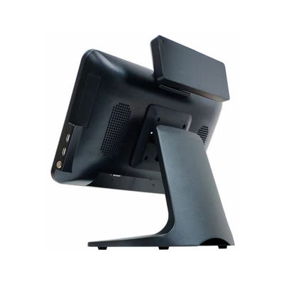 Система кассового аппарата для супермаркета и ресторана 15,6 дюйма Win10 с POS-терминалом с одним экраном и емкостным сенсорным экраном