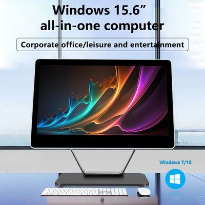 15.6" ЖК-панель с емкостным сенсорным экраном POS терминал Win7/8/10 кассовый регистр Все в одном системе для гостиничной промышленности