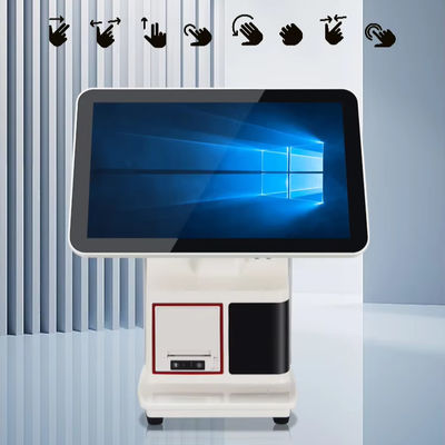 Android Операционная система 15,6-дюймовое устройство POS с двумя сенсорными экранами для выставления счетов и кассового аппарата «все в одном»