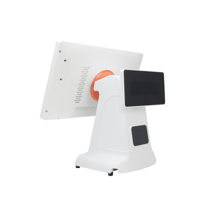 Win Cash Register POS Machine Simple Style Пластиковый дизайн и 15,6-дюймовый двойной экран All-in-One для Win