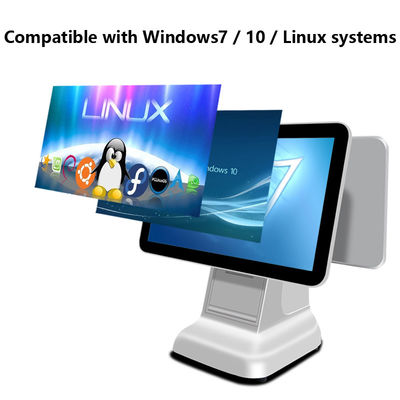 Кассовый терминал для продукта 15,6 дюймов Android POS «Все в одном» Супермаркет Мини Кассовый аппарат с цветным принтером