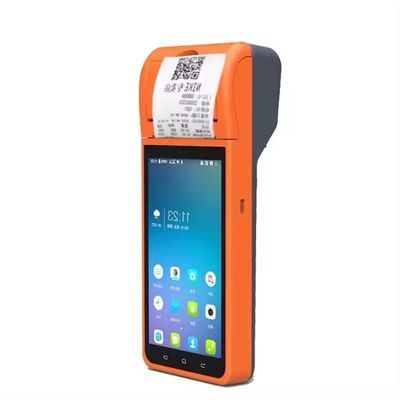 Операционная система Android 8.1 5.5 дюймовые системы NFC POS Ручная кассовая POS-машина с термопринтером 58 мм