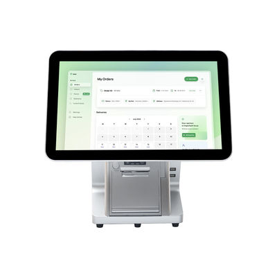 Win7/10 Android совместимый 15.6 дюймовый двойной экран Монитор системы POS Прочный IPS сенсорный монитор для ресторана супермаркета