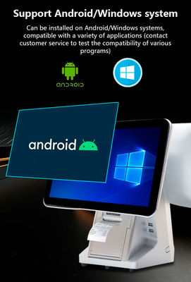 Кассовые системы «всё в одном» с емкостным сенсорным экраном для ресторанов, Wi-Fi, кассовый аппарат и жесткий диск 32 ГБ