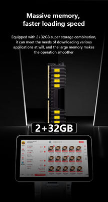 Кассовые системы «всё в одном» с емкостным сенсорным экраном для ресторанов, Wi-Fi, кассовый аппарат и жесткий диск 32 ГБ