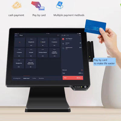 15.1/15.6inch Touch Screen POS Machine для розничной торговли и ресторанов NFC Payment Cash Register