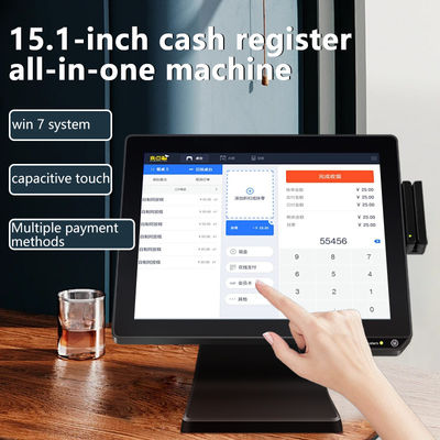 15.1/15.6inch Touch Screen POS Machine для розничной торговли и ресторанов NFC Payment Cash Register