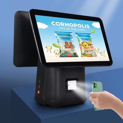 Машина для розничной продажи 15,6 дюйма Android POS терминал со сканером и принтером 4 ГБ DDR4 память 64 ГБ емкость жесткого диска