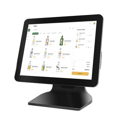 15.6" 8+256GB Большая память POS-кассовый аппарат 1080P Win10 Сенсорный POS-терминал с дисплеем покупателя