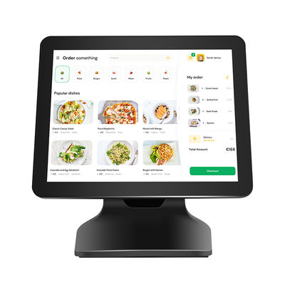 15.6" 8+256GB Большая память POS-кассовый аппарат 1080P Win10 Сенсорный POS-терминал с дисплеем покупателя