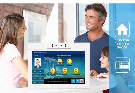 Настольный 10,1-дюймовый планшет L-образной формы на Android, Wi-Fi, NFC, сенсорный экран, четырехъядерный процессор, умный офис, киоск самообслуживания, для бизнеса
