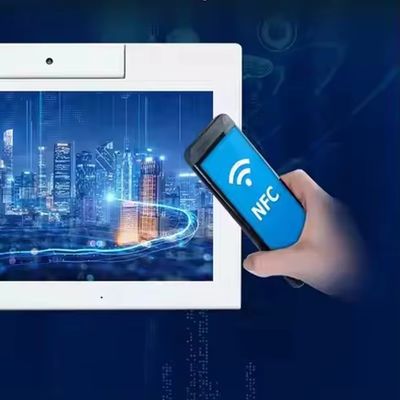 Настольный 10,1-дюймовый планшет L-образной формы на Android, Wi-Fi, NFC, сенсорный экран, четырехъядерный процессор, умный офис, киоск самообслуживания, для бизнеса