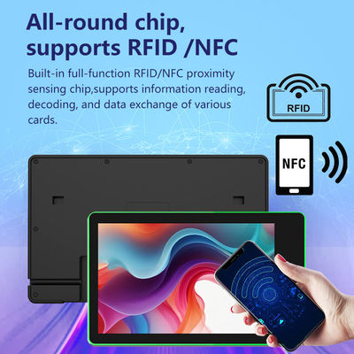 10,1-дюймовый настенный Android-планшет с четырехъядерным процессором Rockchip RK3576 и светодиодной полосой с 4-х сторон для бронирования переговорных комнат
