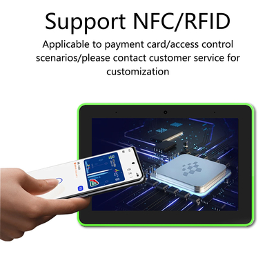 8 дюймовый настенный монтаж для бизнеса с сенсорным экраном POE NFC Android планшетный компьютер с светодиодным освещением