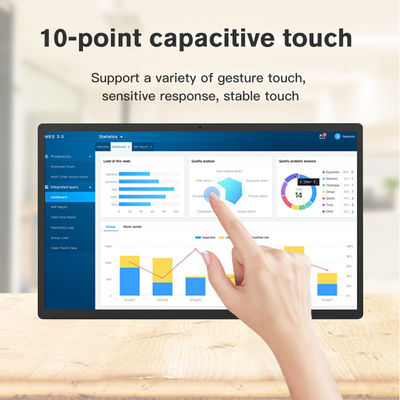 15.6-дюймовый планшетный ПК Android 14, настенный сенсорный экран, RK3576, коммерческий дисплей
