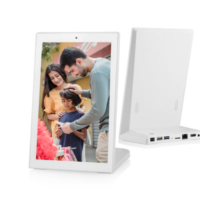 8 дюймовый бизнес-киоск в форме буквы L с сенсорным экраном и планшетным компьютером Android Обслуживание клиентов Отзывы о ресторане отеля