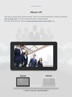 Настенная установка 32 дюймовый цифровой рекламный дисплей андроид планшетный компьютер POE NFC Wi-Fi функция