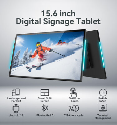 15.6-дюймовый RK3566 Quad-Core Android Tablet PC с 1080p IPS дисплеем и поддержкой POE NFC RFID для конференц-залов