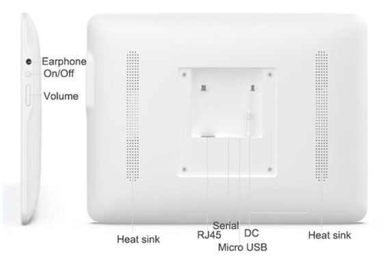 13.3 дюймовый медицинский планшет FHD PC ONE Button Call IPS POE RJ45 Lan Port