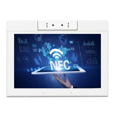 10.1 дюймовый L-образный RK3566 POE NFC Android 11 Tablet ПК настольный Белый ресторанный планшет с двойной камерой
