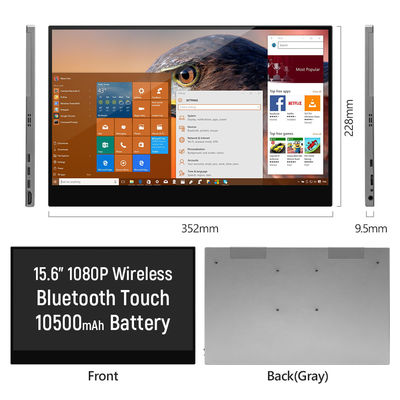 11-мм тонкий портативный беспроводной сенсорный монитор с дисплеем Full HD