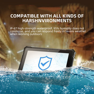 8 дюймовый IP68 RK3399 Военный прочный планшетный ПК водонепроницаемый Ударный