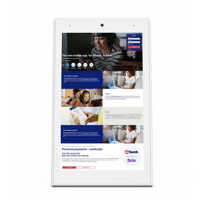 OEM ODM 8 дюймовый настольный планшет L-образный Android Tablet RK3566 Вертикальный сенсорный планшетный компьютер для ресторана