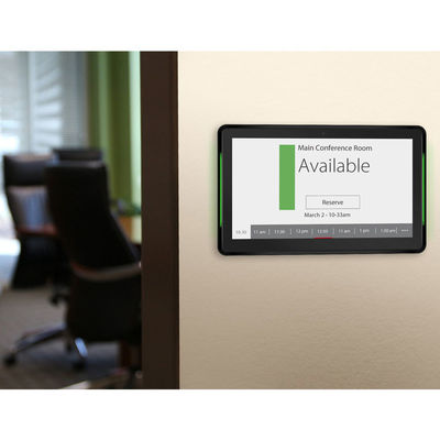 10.1-дюймовый NFC POE настенный кабинет для встреч Android планшет с светодиодным световым панелем