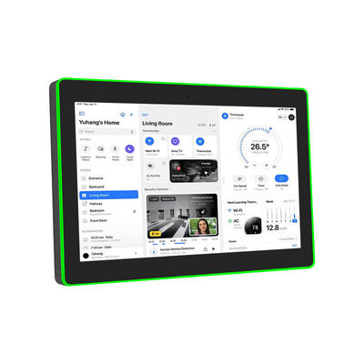 Качество  13.3Inch Wall Mounted Conference Room Tablet NFC/RFID POE Commercial Android Tablet Surrounding Led Light завод
