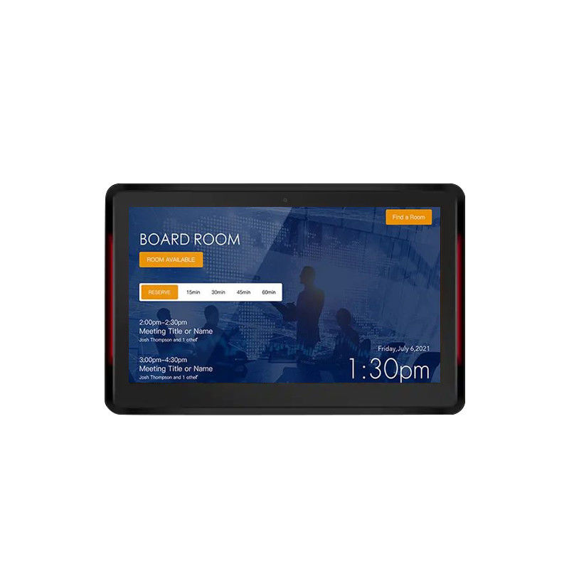 10.1 дюймовый RK3399 2+16 ГБ Настенный планшет конференц-зала NFC POE Система бронирования конференц-зала с обоюдным освещением