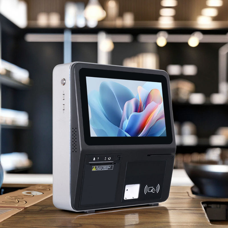 4GB 32GB RK3566 All-in-One POS System с 11,6 дюймовым емкостным сенсорным экраном Читатель магнитных карт и 58-мм принтер