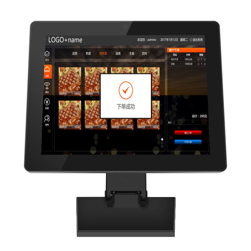 1.6GHz Quad Core Android POS Tablet с 15-дюймовым сенсорным экраном и 10-точечным емкостным сенсорным устройством